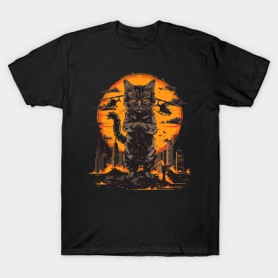 Catzilla Cat Roaring Kitty T-Shirt